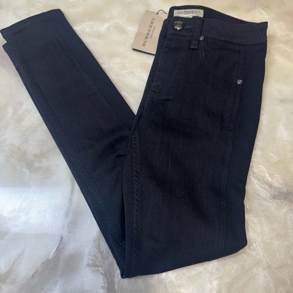 Burberry Thurlestone NWT Black Skinny Jeans 27w - Picture 3 of 15